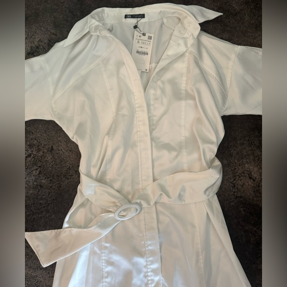 ZARA SATIN EFFECT SHIRT DRESS / REF. 8273/543 - Picture 3 of 7